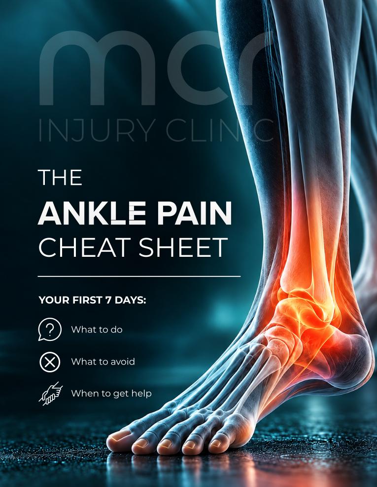 The ankle pain cheat sheet cover